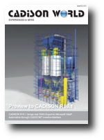CADISON World cover story: AutoDesk Inventor Interface; Export Visio P&ID to AutoCAD DWG